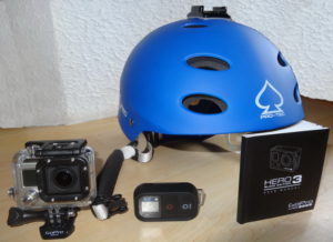 GoPro mit Helm